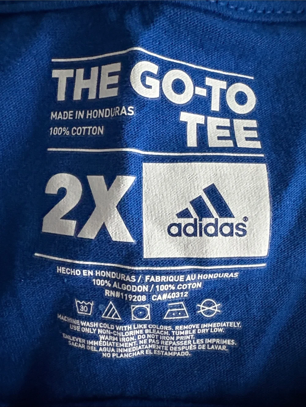 Adidas The Go-To Tee MIAMI HEAT size 2X